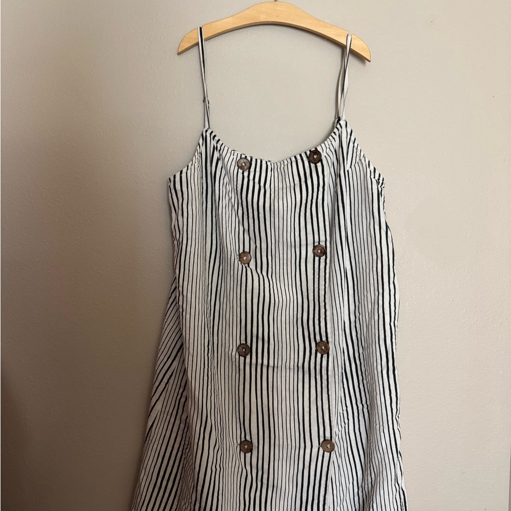 Billabong Monochrome Striped Sundress
